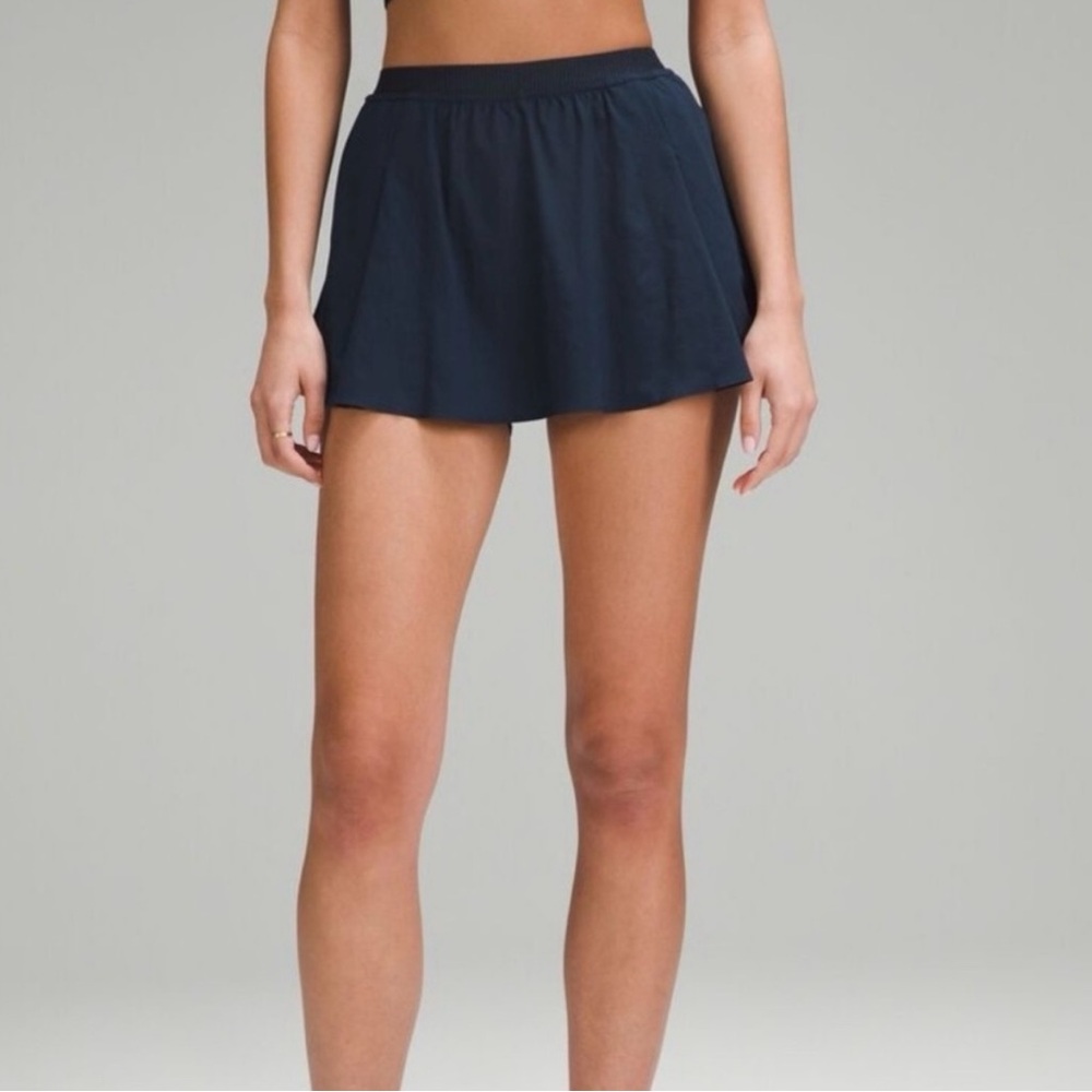 Lululemon Navy Narrow Waistband Tennis Skirt Size 6